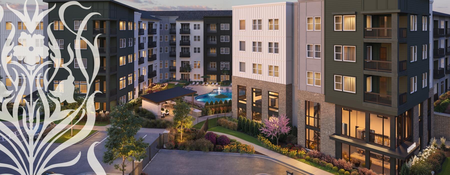 an apartment building